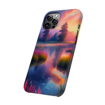 Blurry Morning Slim Phone Case - Colorwink