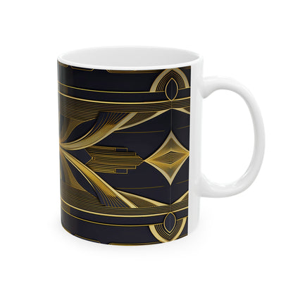 Black-Gold Design Coffee Mug