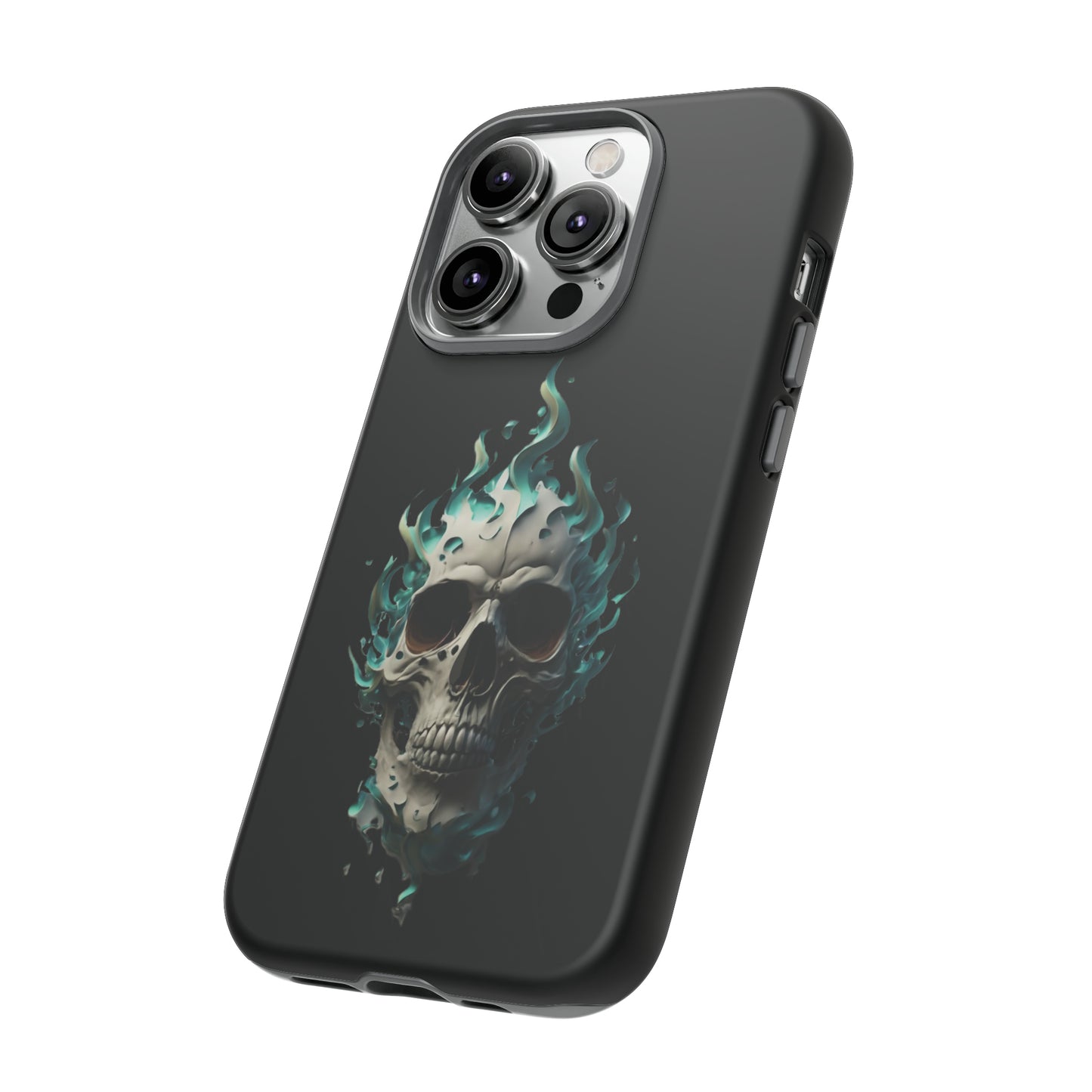 Flaming Skull Tough Case