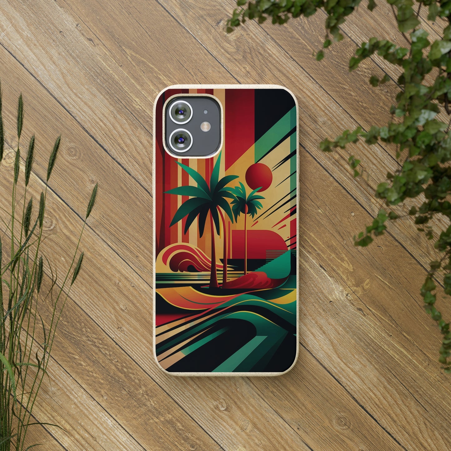 Beach Painting Biodegradable Case