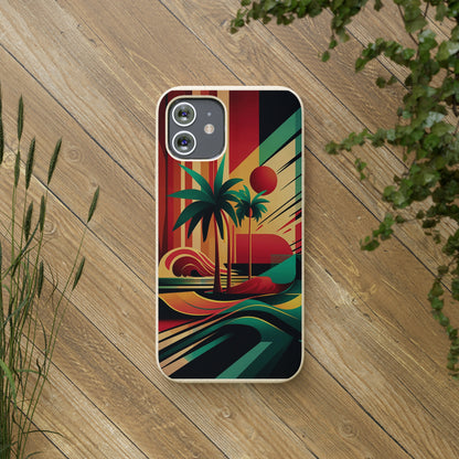 Beach Painting Biodegradable Case