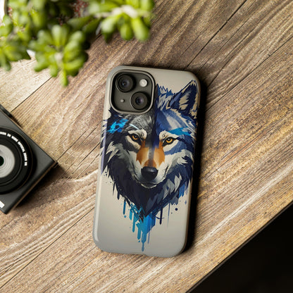 Blue wolf Tough Case