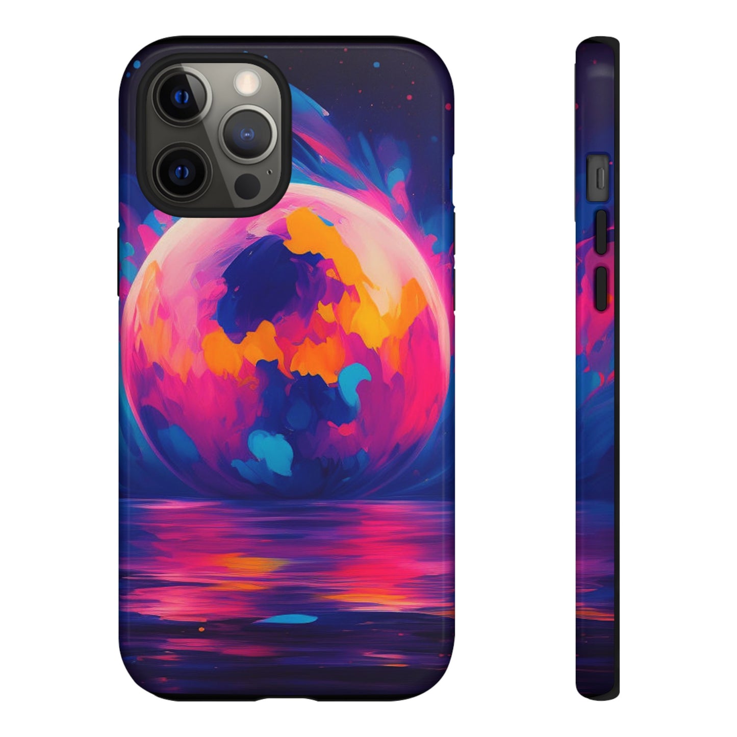 Hexagonal Moon Tough Case