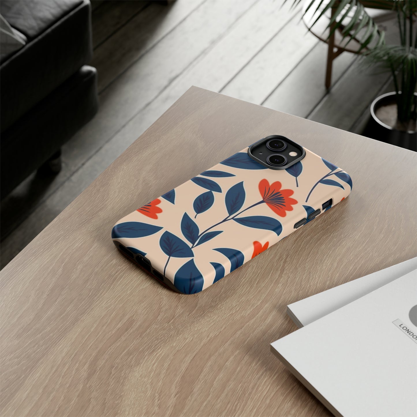 Floral Pattern Tough Case