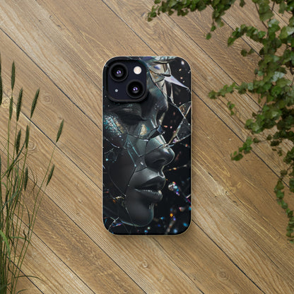 Fractured Glass art Biodegradable Case