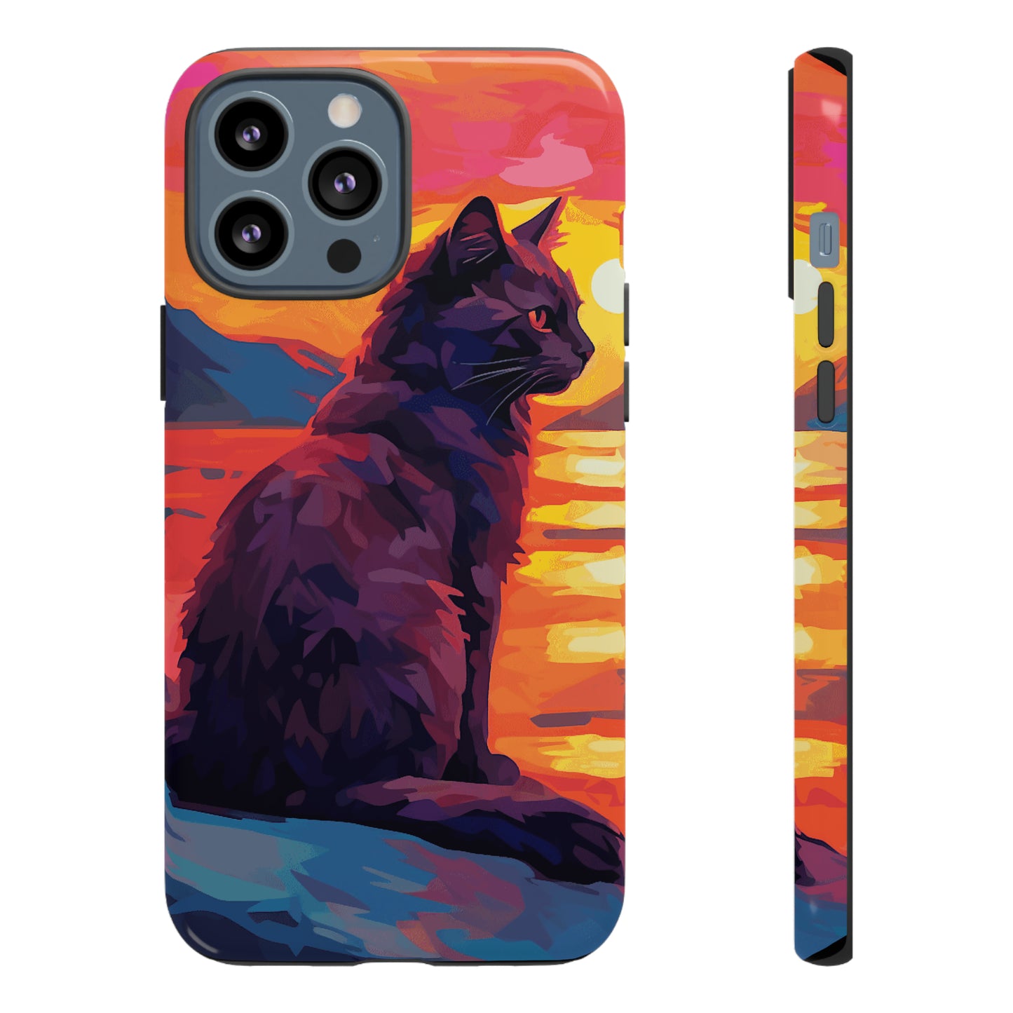 Sunset Cat Tough Case