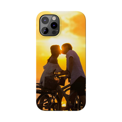 Sunset Kiss Slim Phone Case