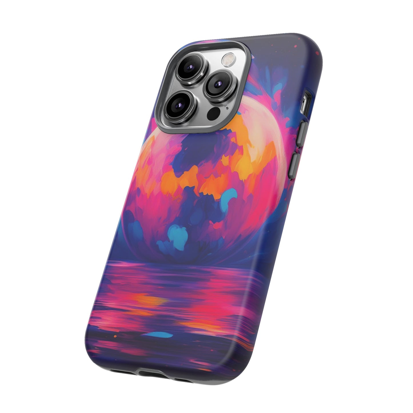 Hexagonal Moon Tough Case