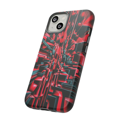 Red Illusion Art  Pattern Tough Case