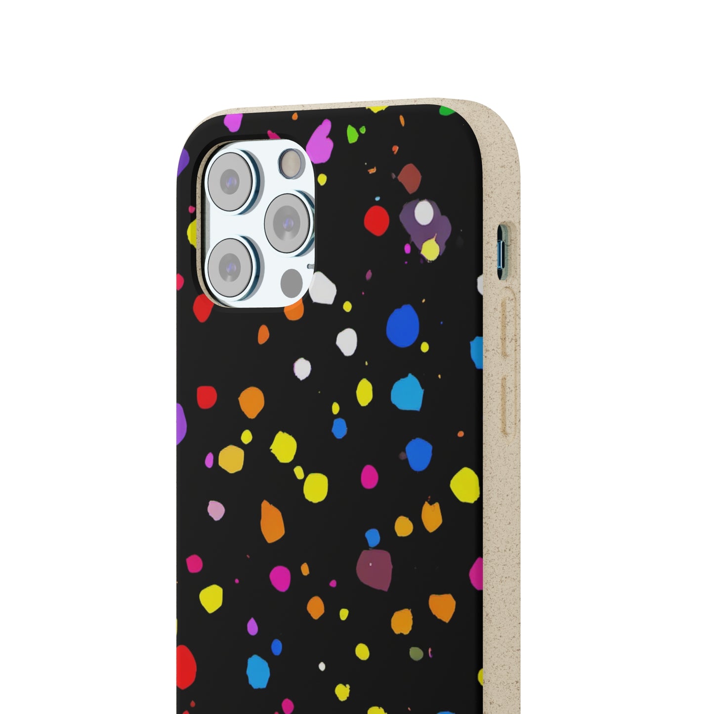 Colorful Dot Parade Biodegradable Case