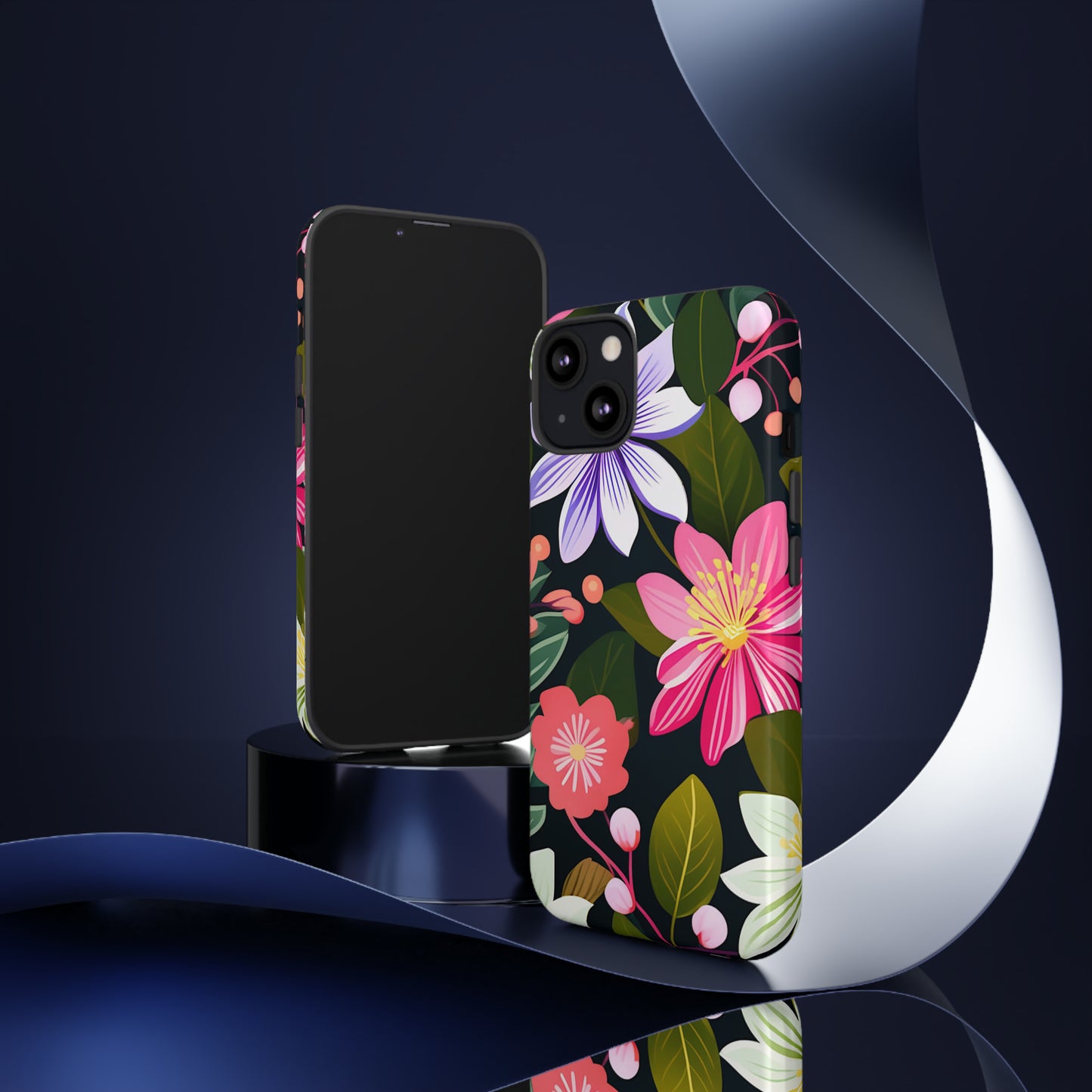 Pink Flower Pattern Tough Case