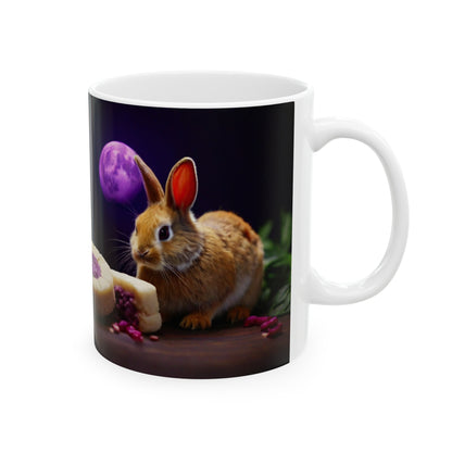 Rabbit Blue Moon Coffee Mug