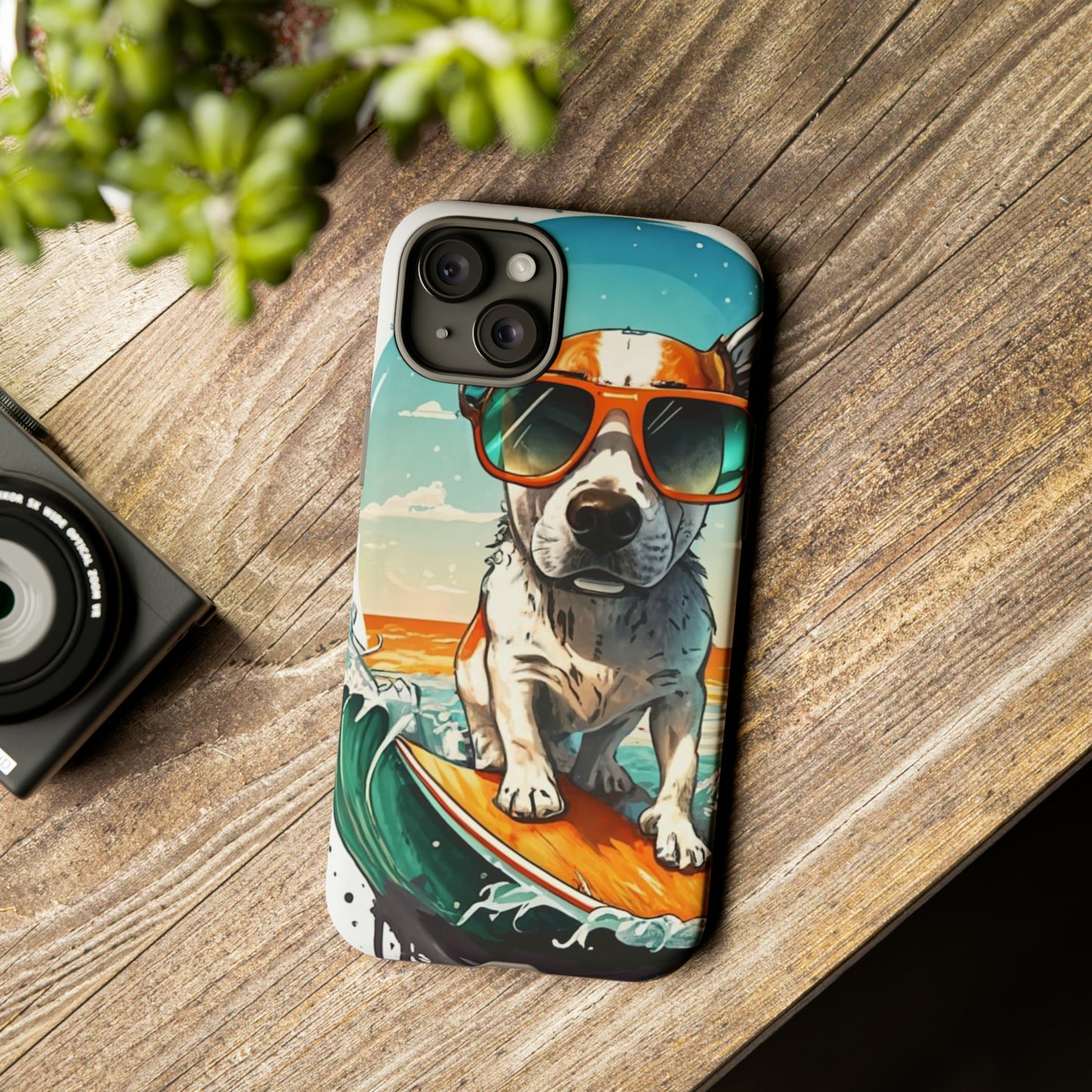 Dog Surfer Tough Case