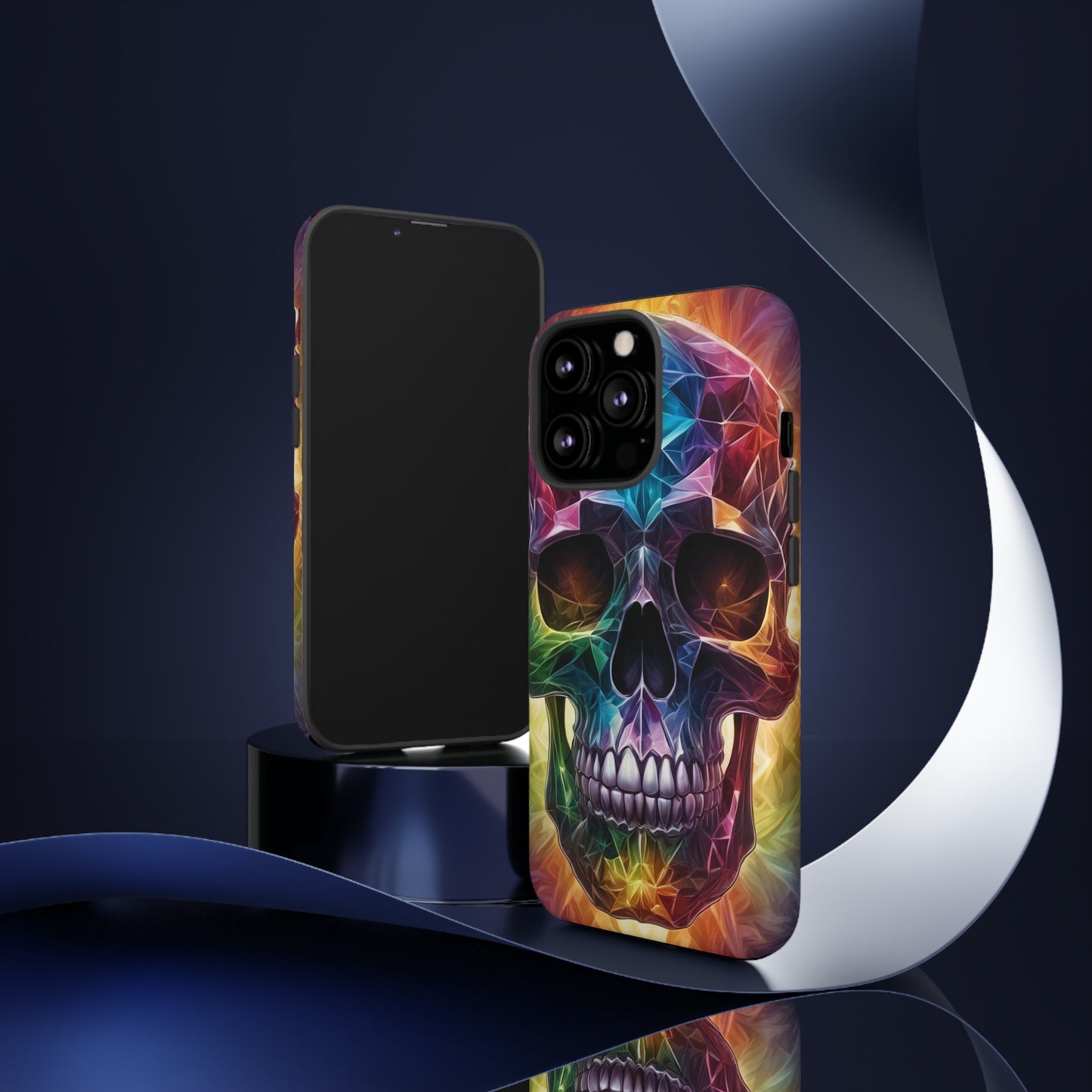 Psychedelic Skull Tough Case