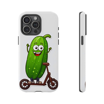 Cucumber on Scooter Tough Case