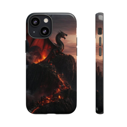 Dragon on mountain Tough Case