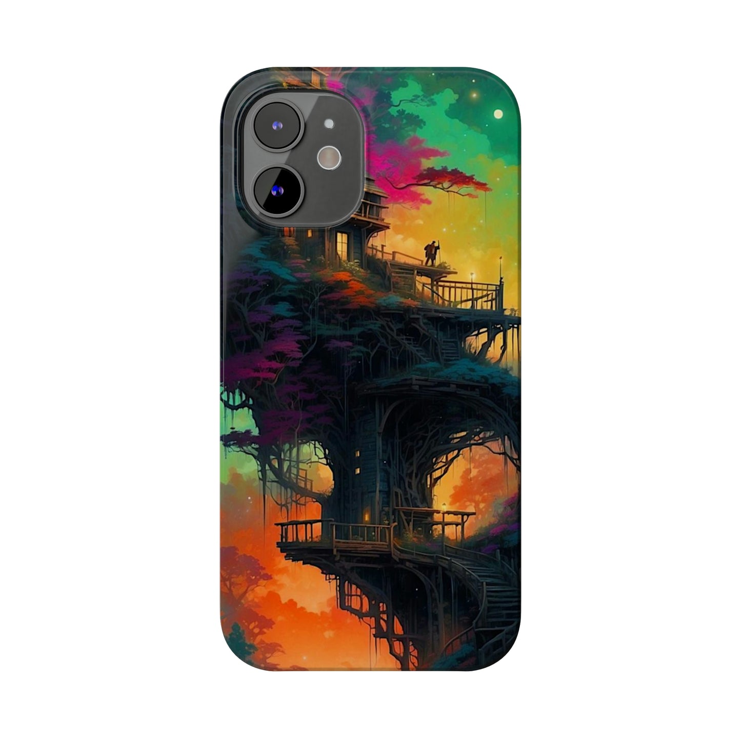 Colorful Night Slim Phone Case - Colorwink