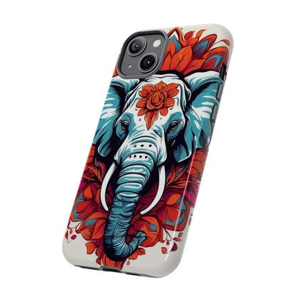 Floral Elephant Tough Case