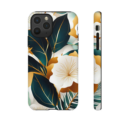 White Flowers Art Tough Case