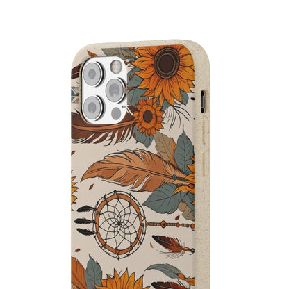 Floral Art Biodegradable Case