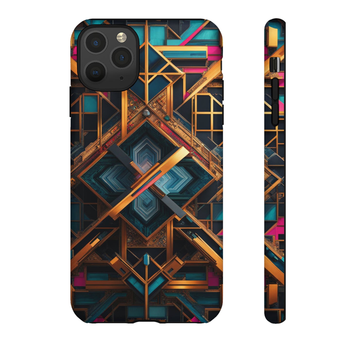 Abstract Tesseract Tough Case