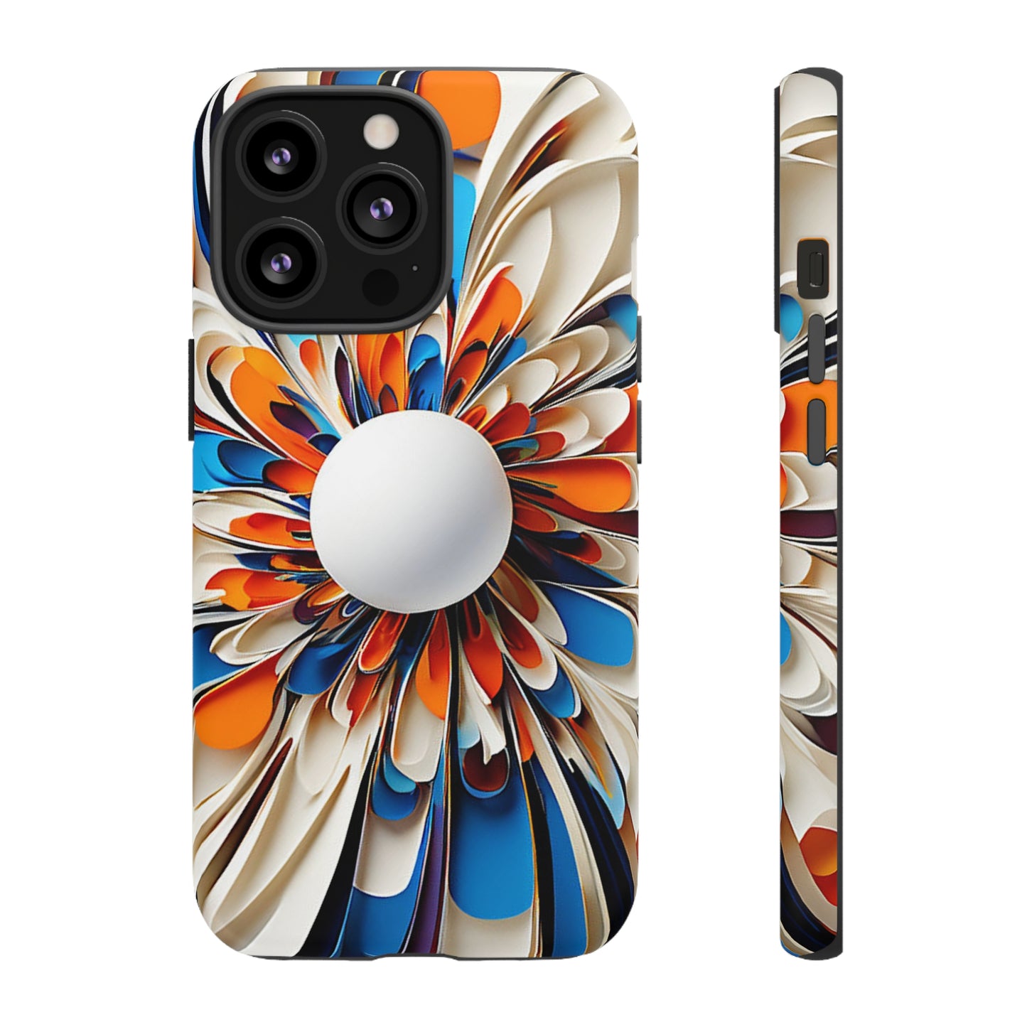 White Flower Tough Case