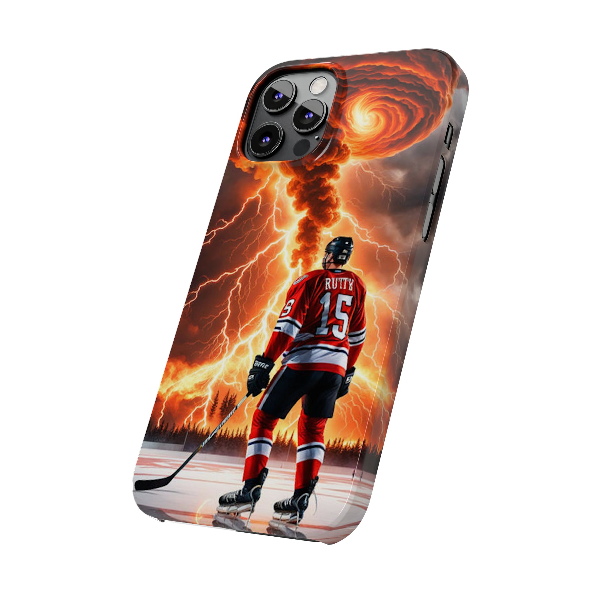 Ice Hockey Slim Phone Case - Colorwink