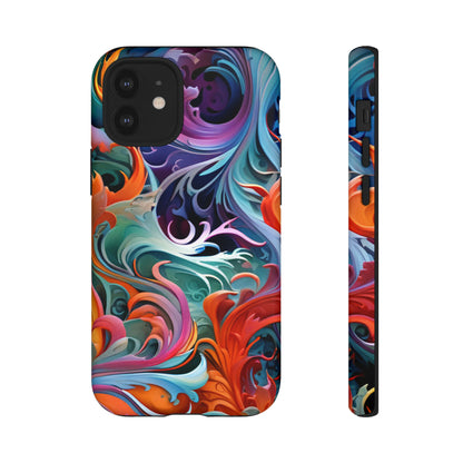 Spiral Paint Art Pattern Tough Case