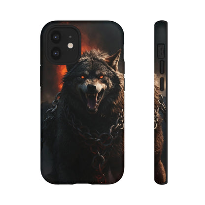 Wolf chained Tough Case