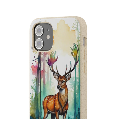 Forest Majesty Deer Biodegradable Case