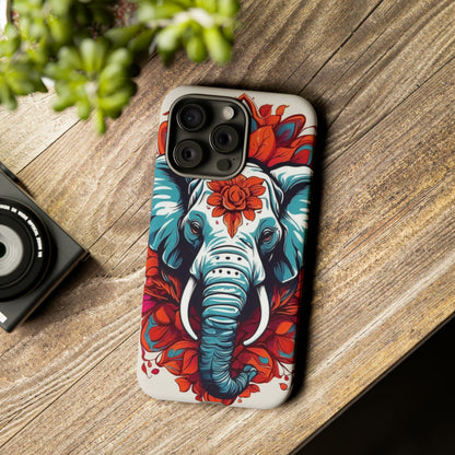 Floral Elephant Tough Case