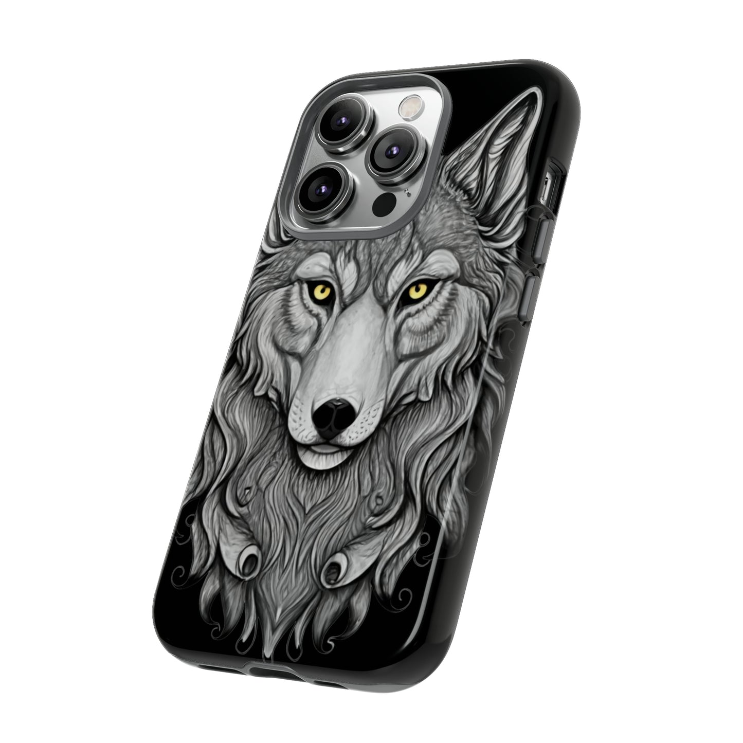 Wolf Pattern Tough Case