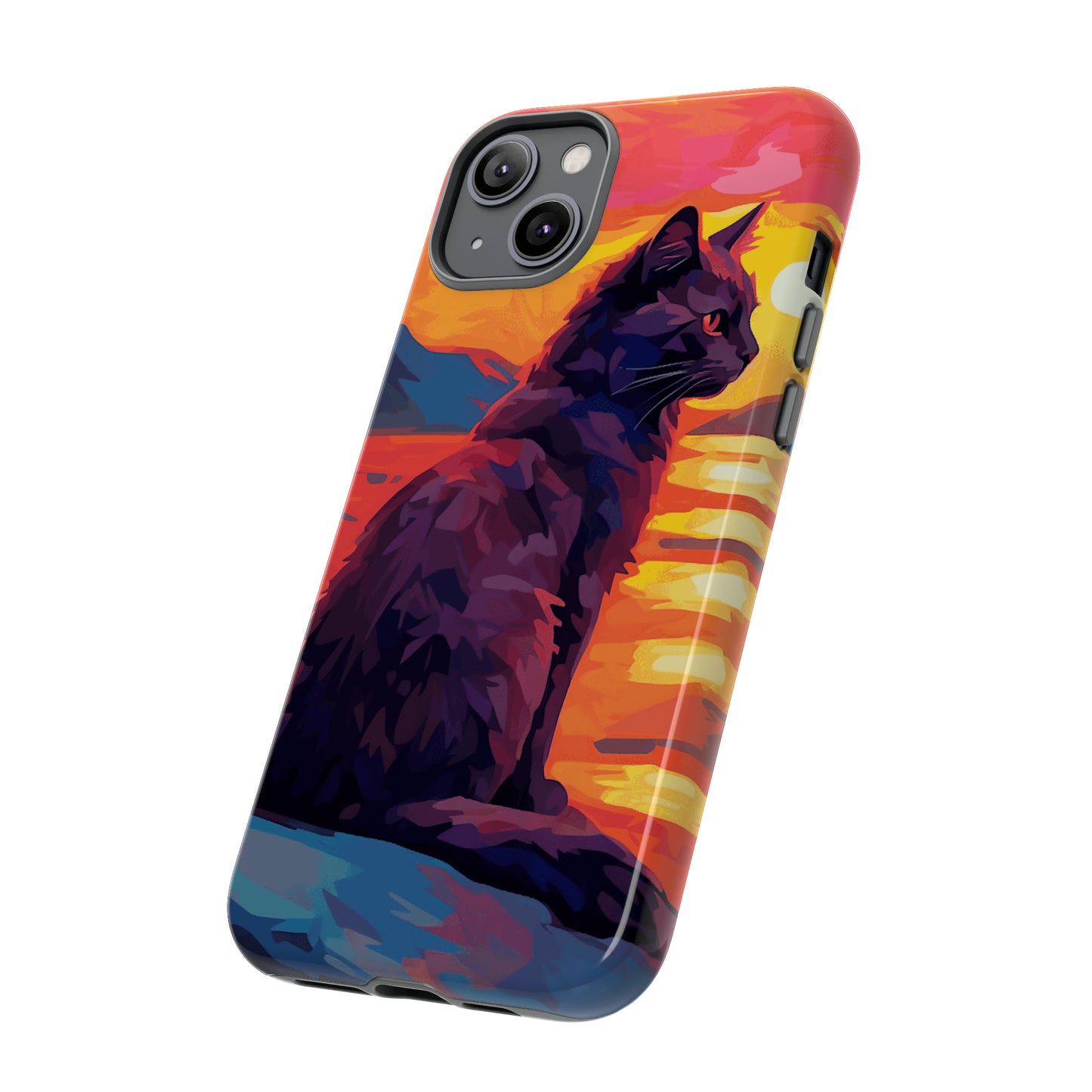 Sunset Cat Tough Case