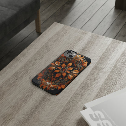 Floral Symphony Slim Phone Case - Colorwink