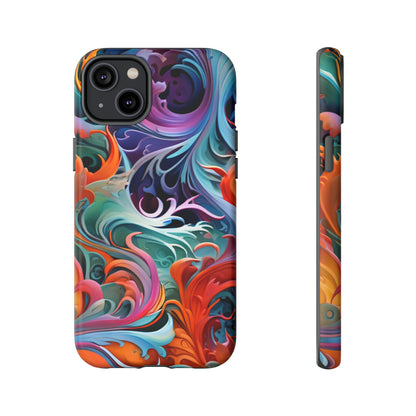 Spiral Paint Art Pattern Tough Case