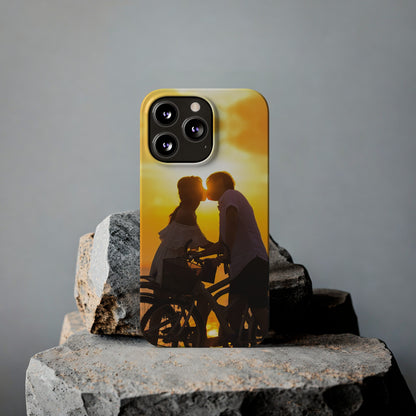 Sunset Kiss Slim Phone Case