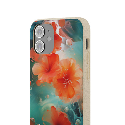 Flower painting Biodegradable Case