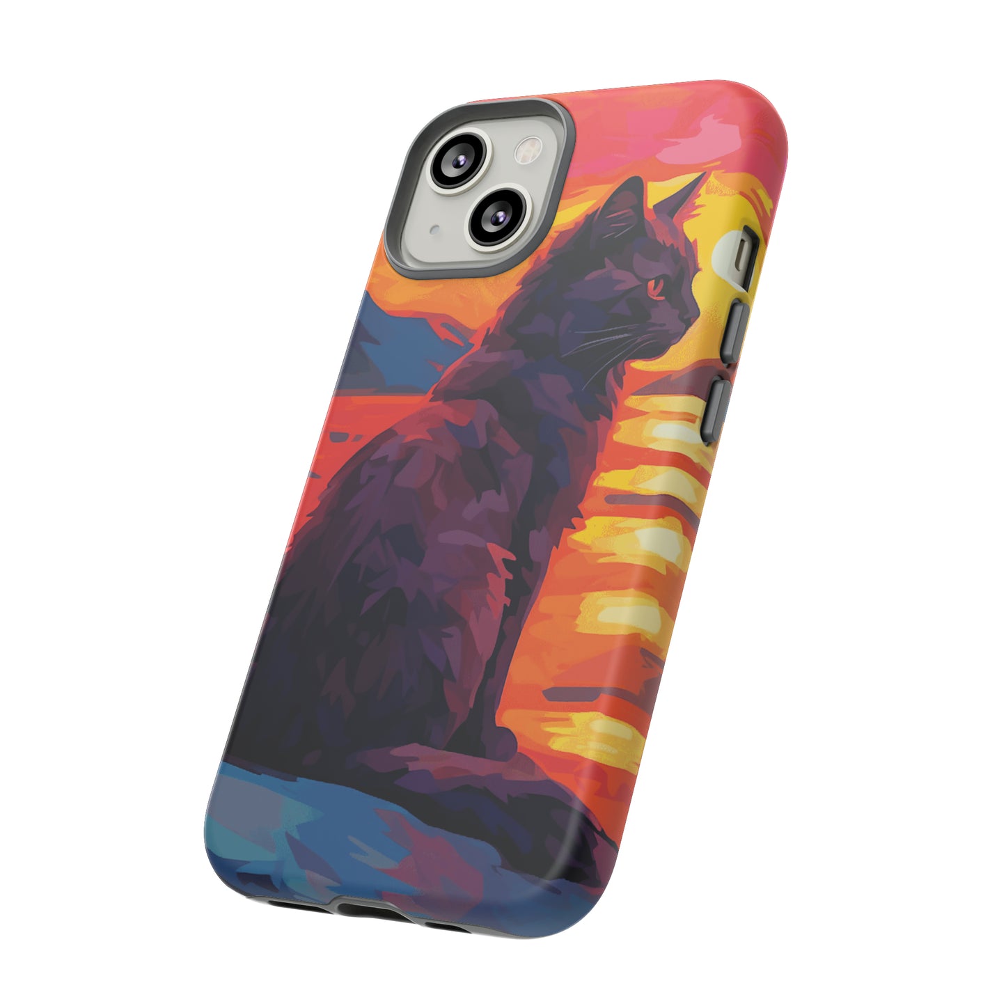 Sunset Cat Tough Case