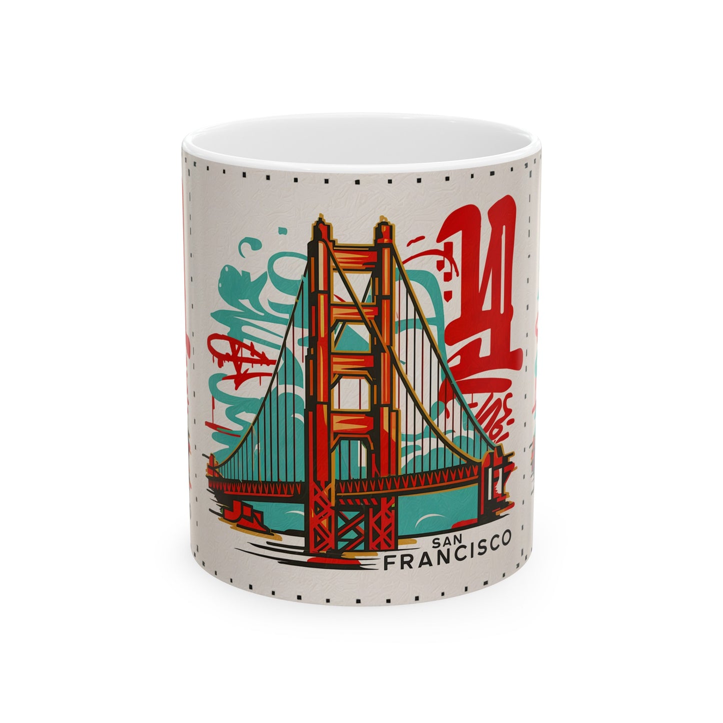 SFO Postcard Coffee Mug