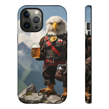 Eagle holding by a beer Tough Case