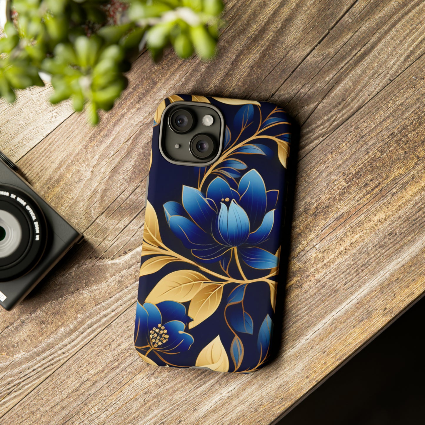 Blue Design Pattern Tough Case