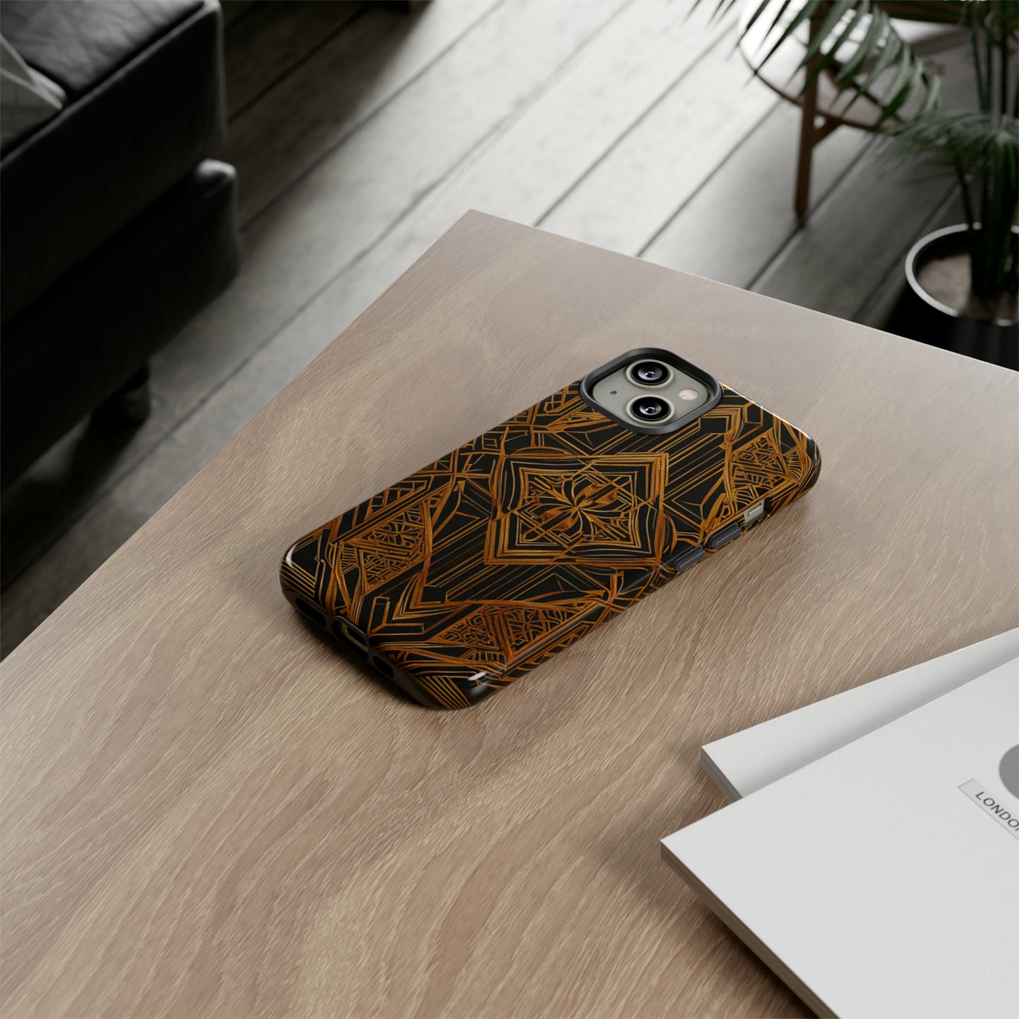 Grid Art Design Pattern Tough Case