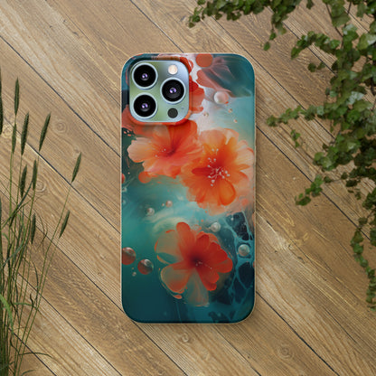 Flower painting Biodegradable Case