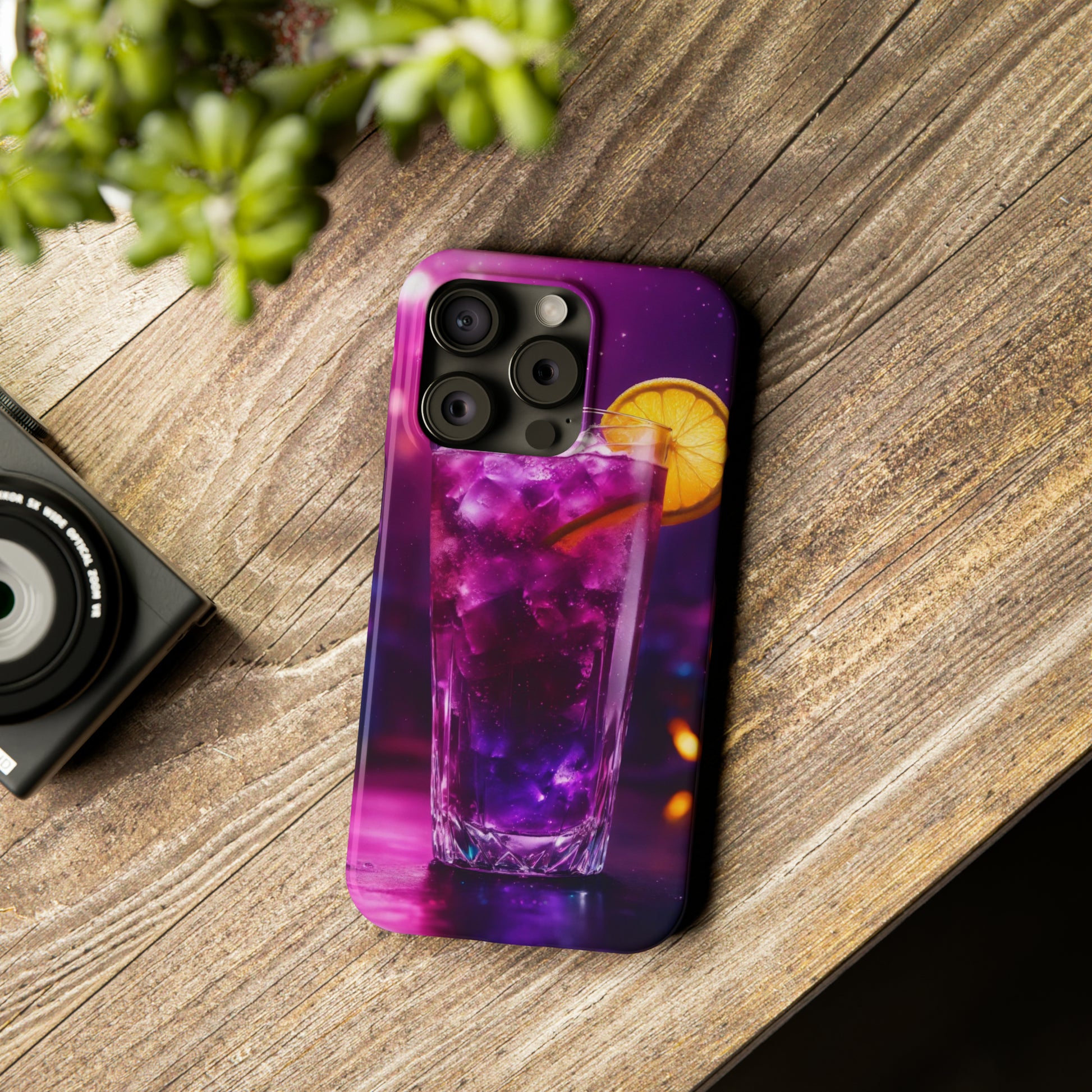 Purple Drink Slim Phone Case - Colorwink