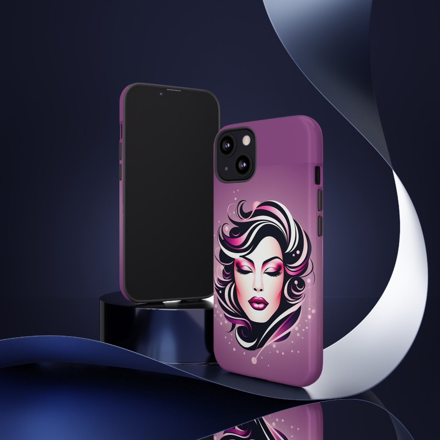 Magenta Lady Tough Case