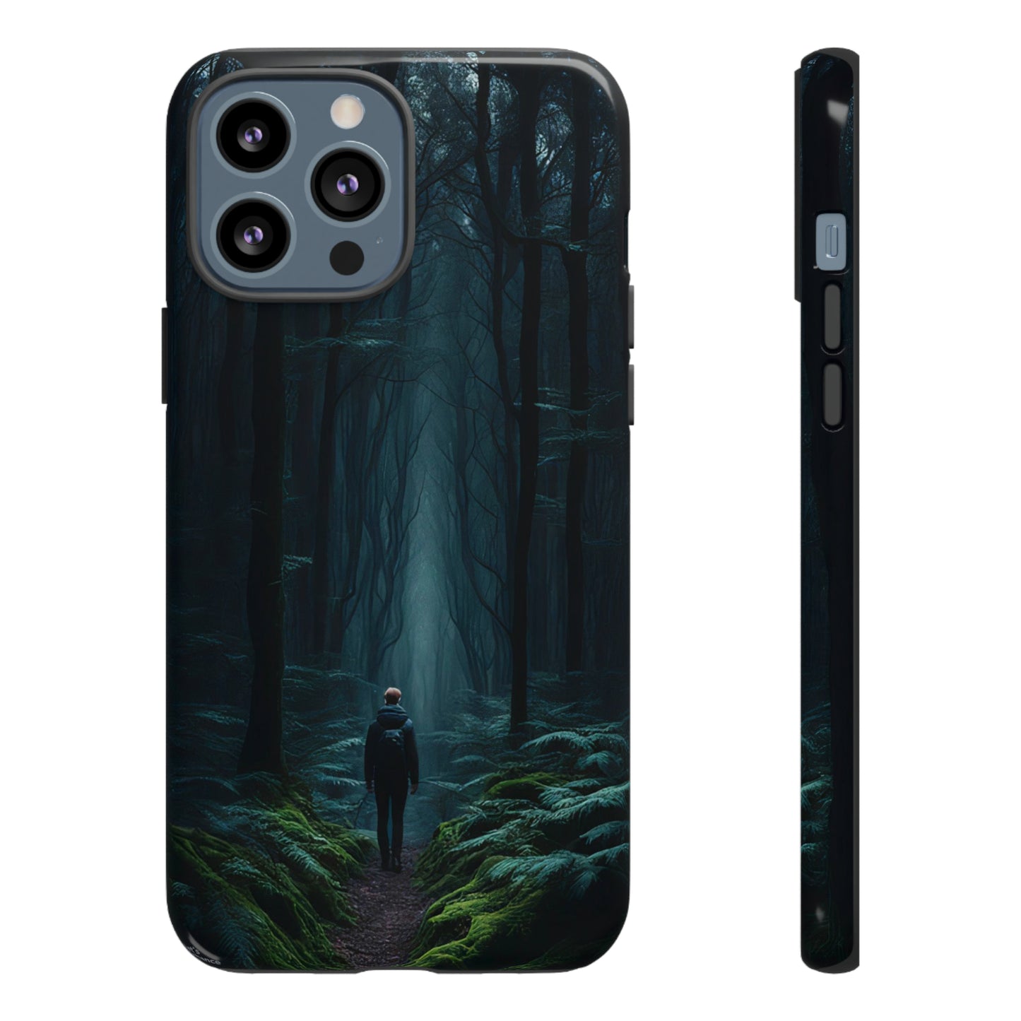 Man Walking In Jungle Tough Case