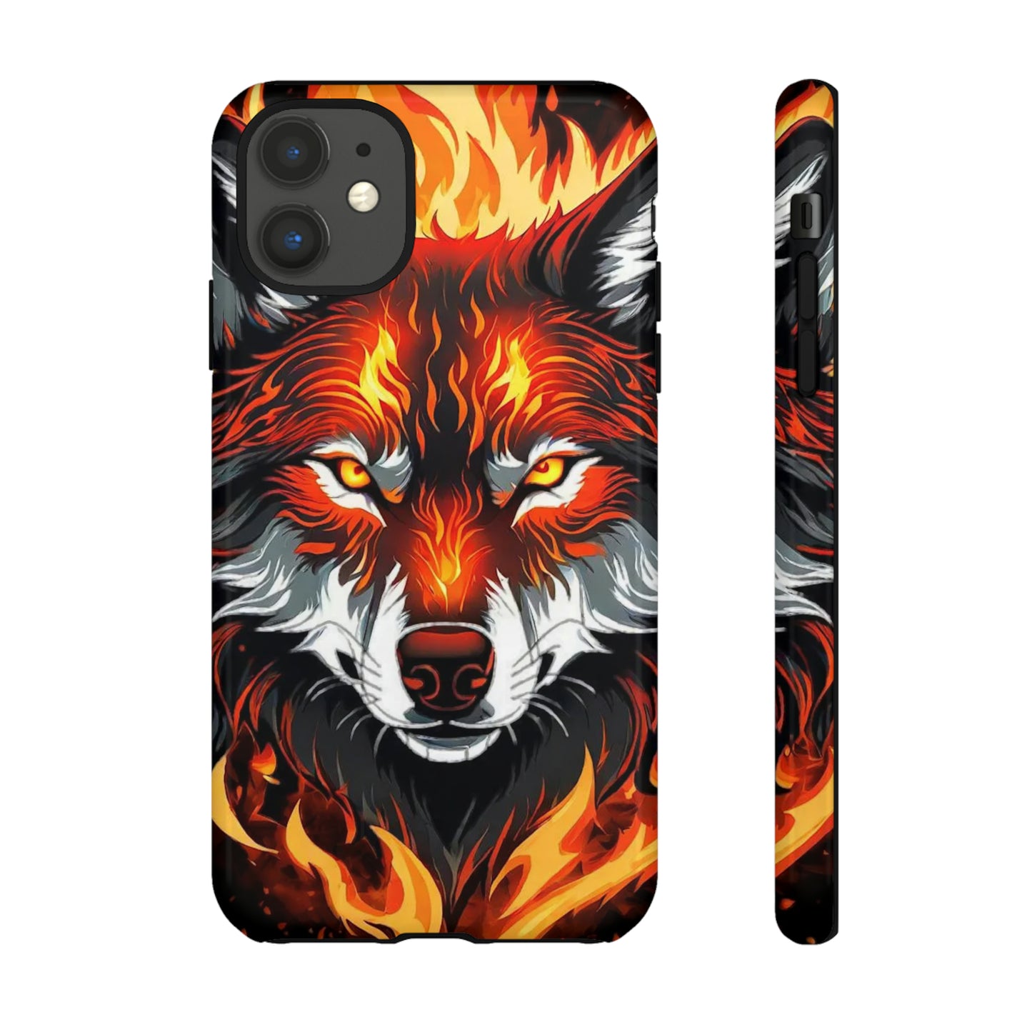 Fiery Wolf Tough Case