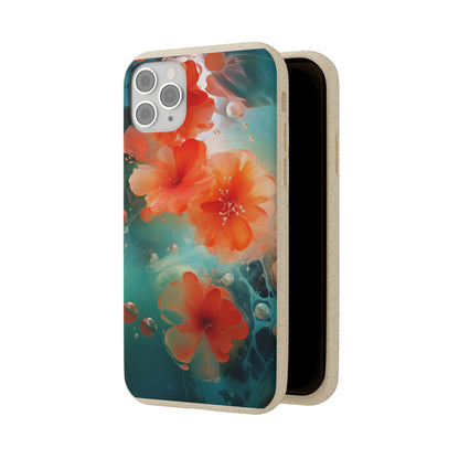 Flower painting Biodegradable Case