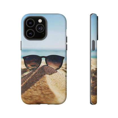 Sunglass on Beach Tough Case