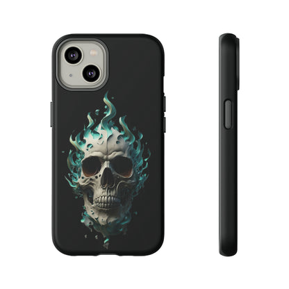 Flaming Skull Tough Case